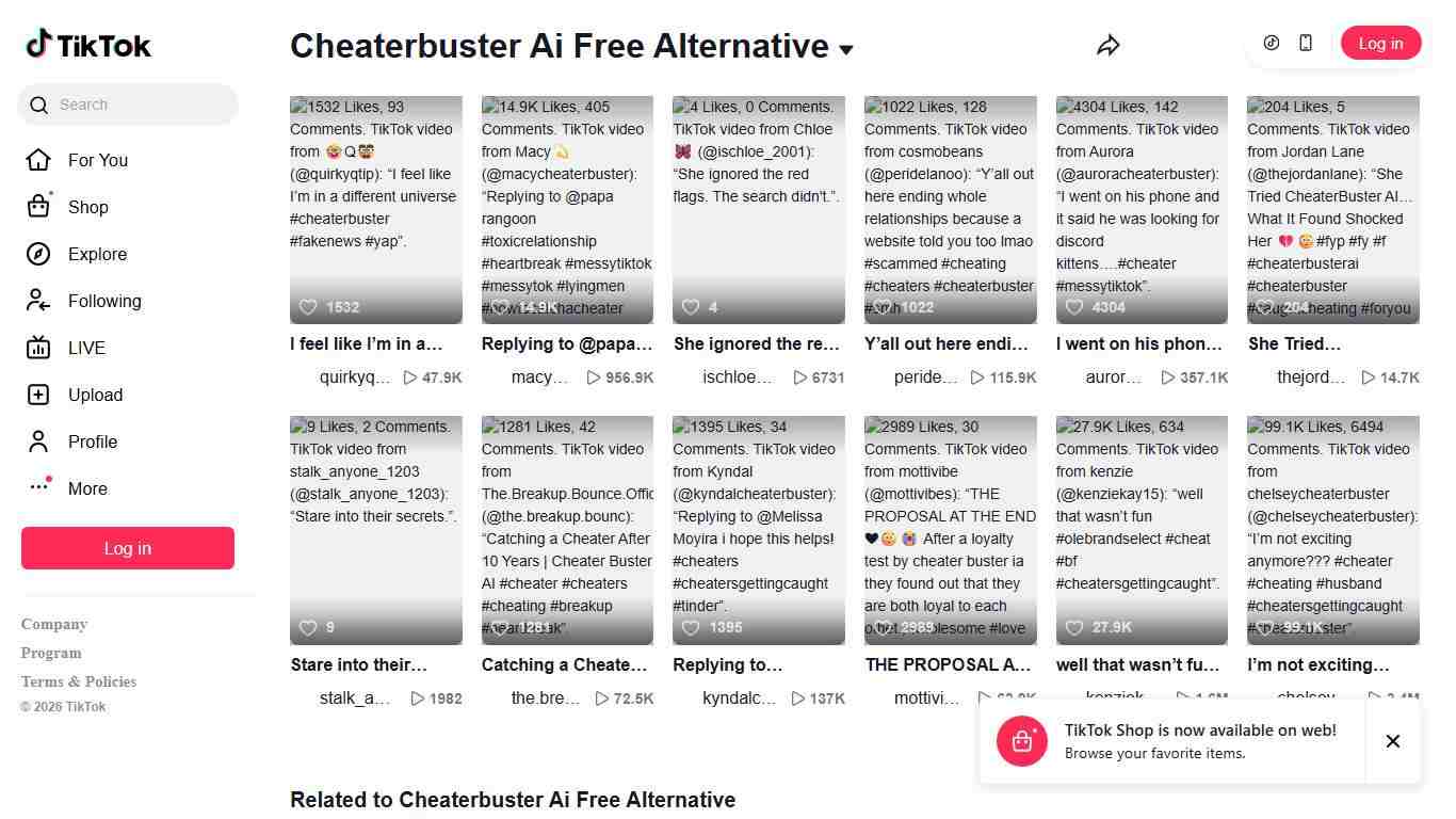 Cheaterbuster Ai Free Alternative TikTok